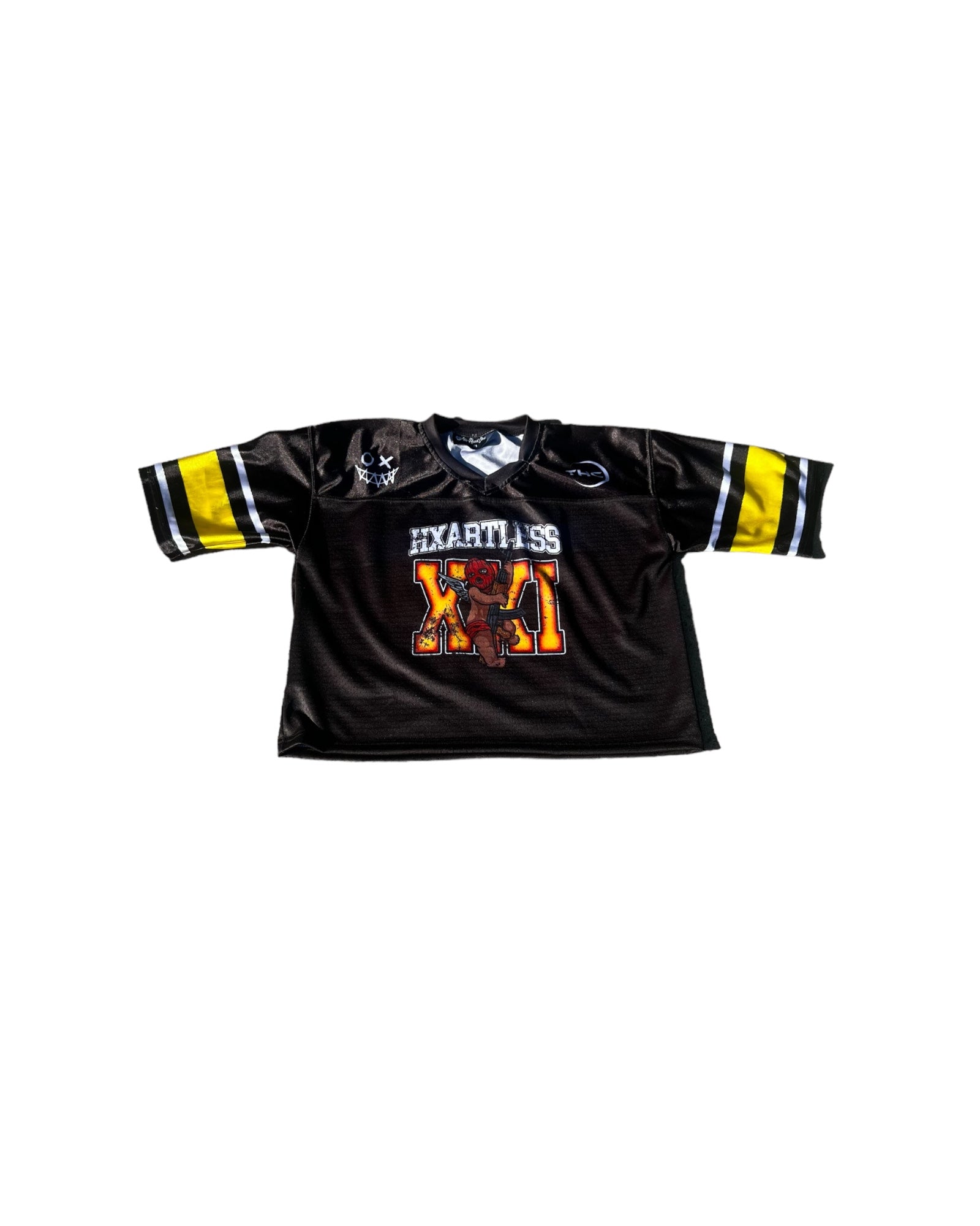 Crop Fitted HXARTLESS Jersey [Black]