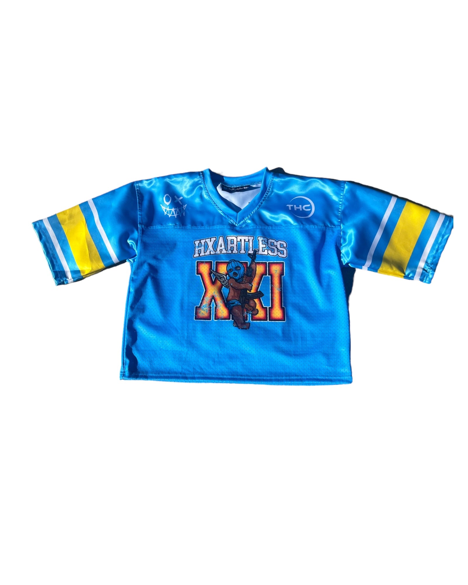 Crop Fitted HXARTLESS Jersey [Blue]