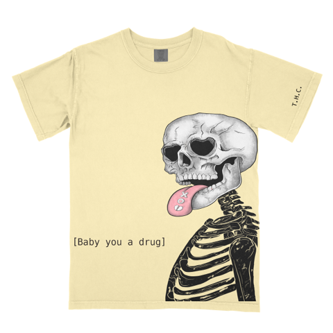 Baby You A Drug T-Shirt - Cream